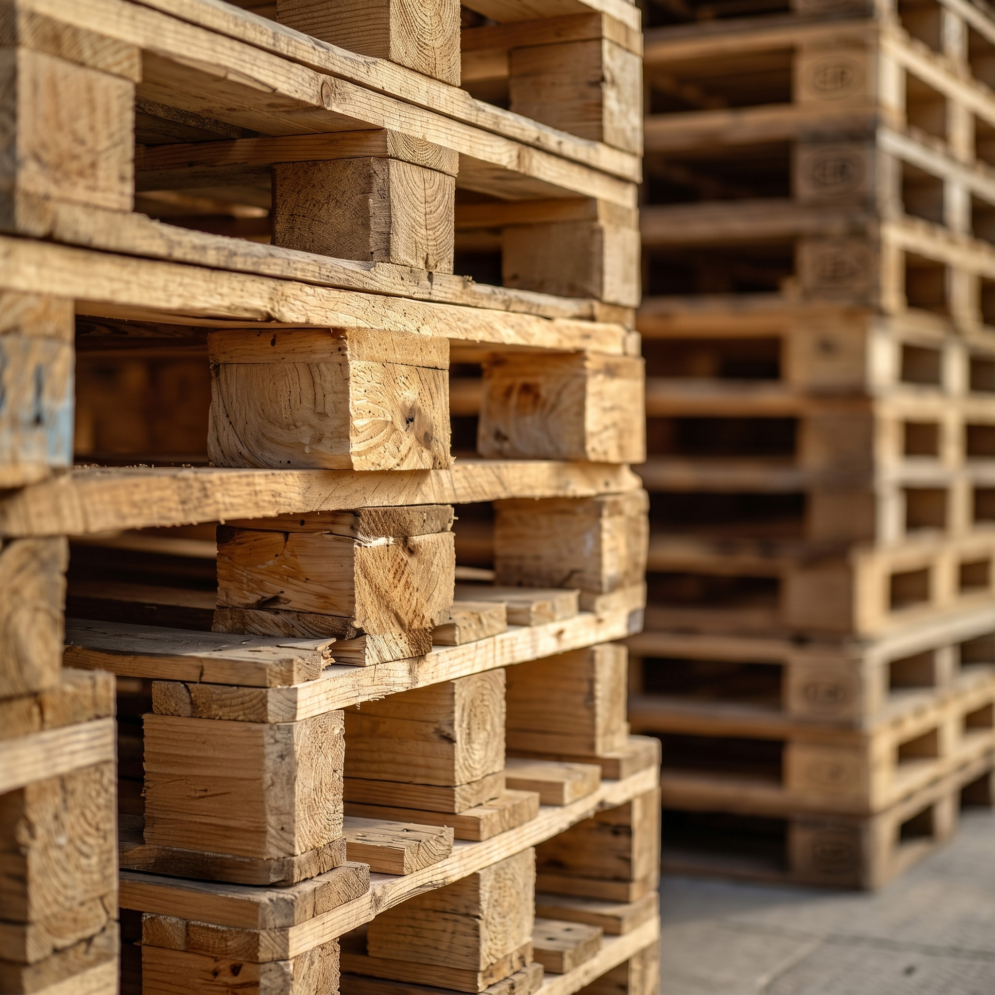 Pallets reacondicionados economía circular CONVERZA